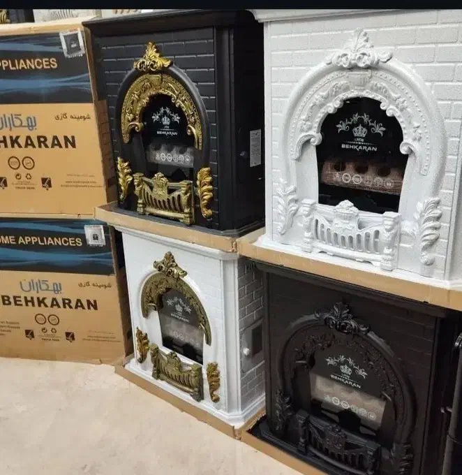 بخاری گازی شومینه ای جنرال|بخاری، هیتر، شومینه|رشت, رودباری|دیوار