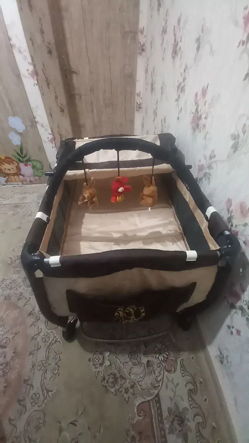 تخت خواب گهوارهای تا شو سالم|تخت و صندلی بچه|رباطکریم, رباطکریم|دیوار