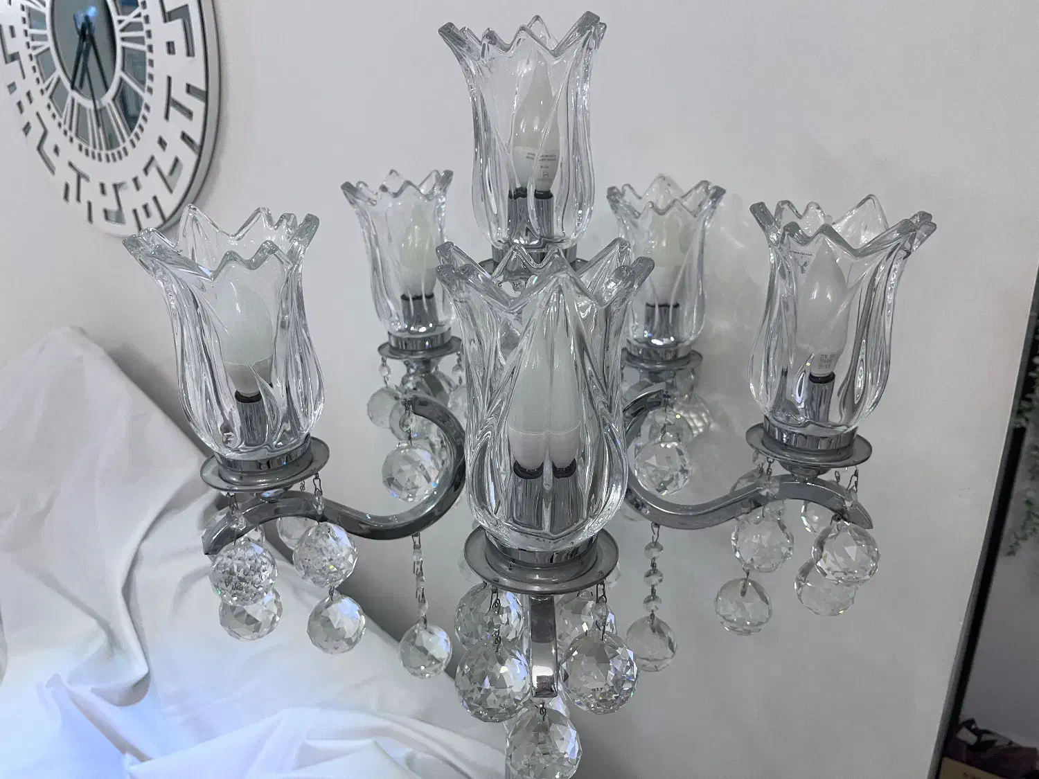 آباژور کنار سالنی ۶شعله|چراغ خواب و آباژور|تهران, فرودگاه مهرآباد|دیوار