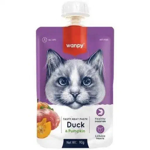 پودینگ گربه ونپی طعم اردک و کدو وزن ۹۰ گرم|لوازم جانبی حیوانات|تهران, علم و صنعت|دیوار