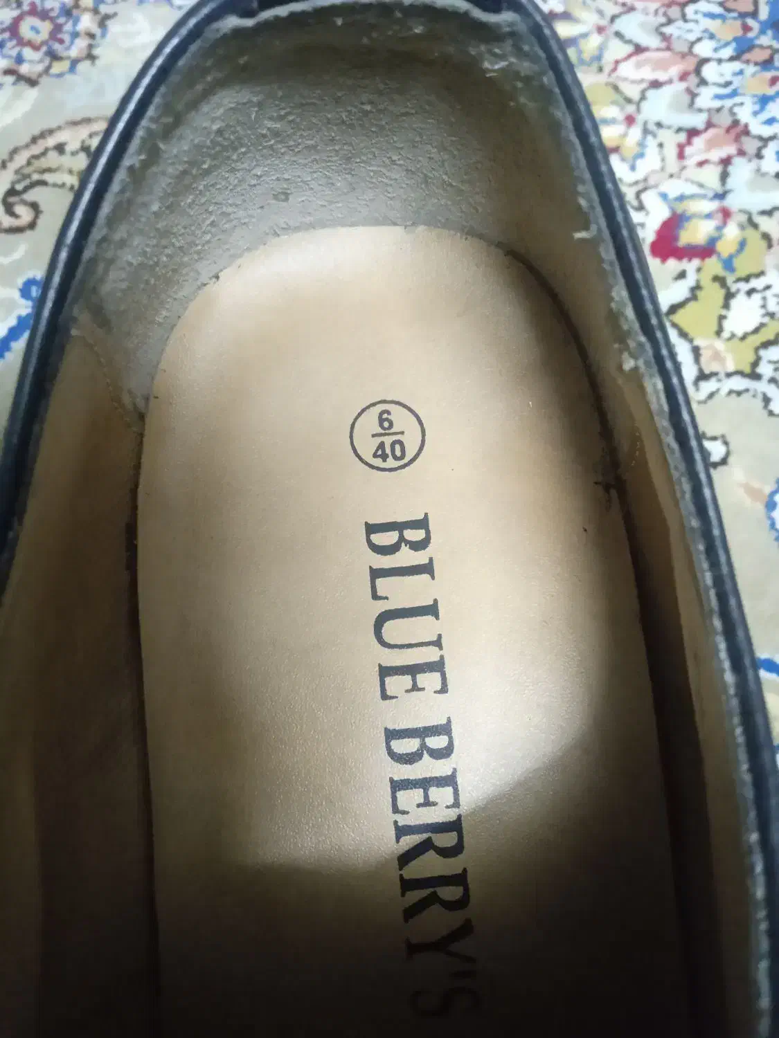 کفش چرم‌ زیره چرم سایز 40|کیف، کفش، کمربند|پیشوا, |دیوار