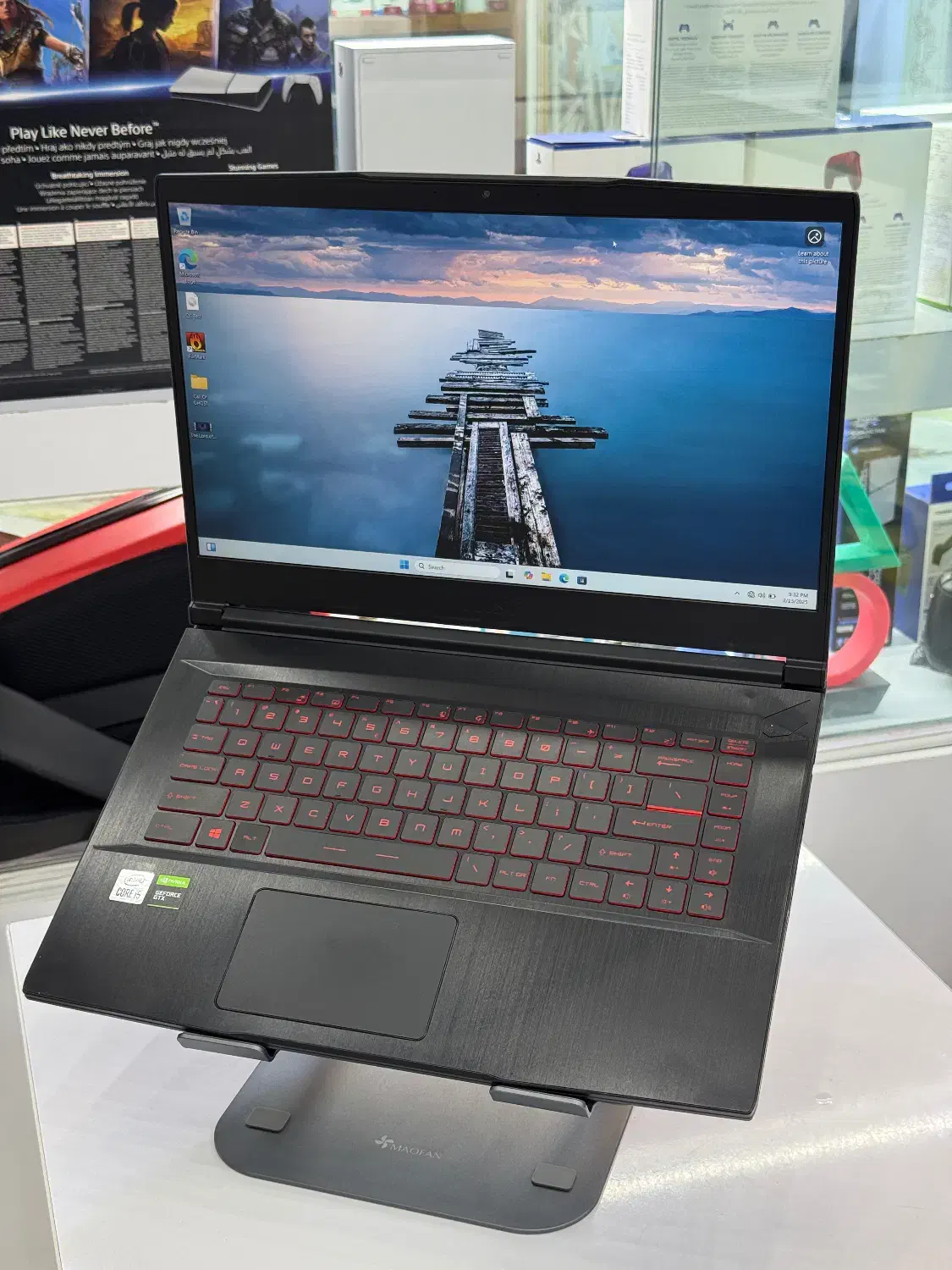 لپ تاپ MSI GF گیمینگ GTX 1650 همراه با کارتن|رایانه همراه|اهواز, طالقانی|دیوار