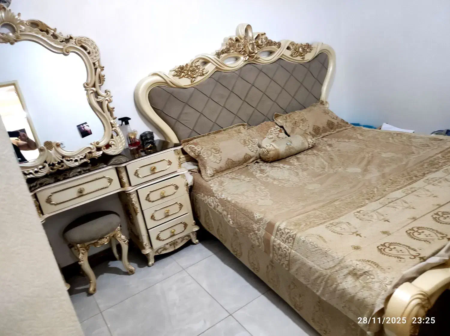 تخت دو نفره سلطنتی|تشک تختخواب|الوند, |دیوار