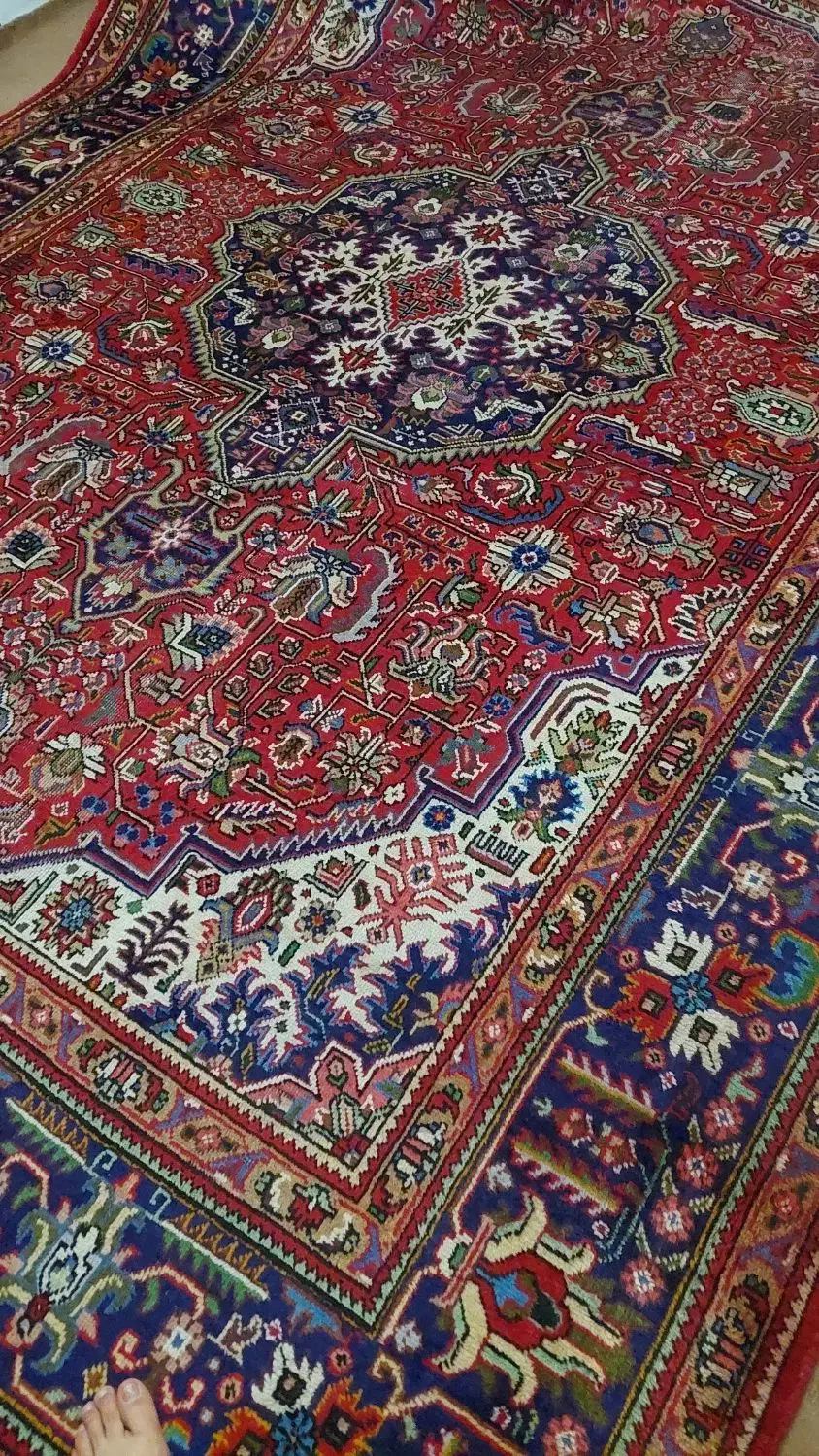 فرش قدیمی با قدمت ۷۰سال به بالا|فرش|ارومیه, |دیوار