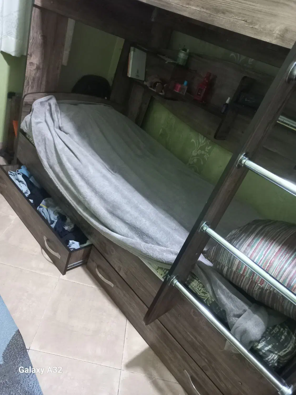 تخت دو طبقه|تخت و سرویس خواب|ری, فیروزآبادی|دیوار