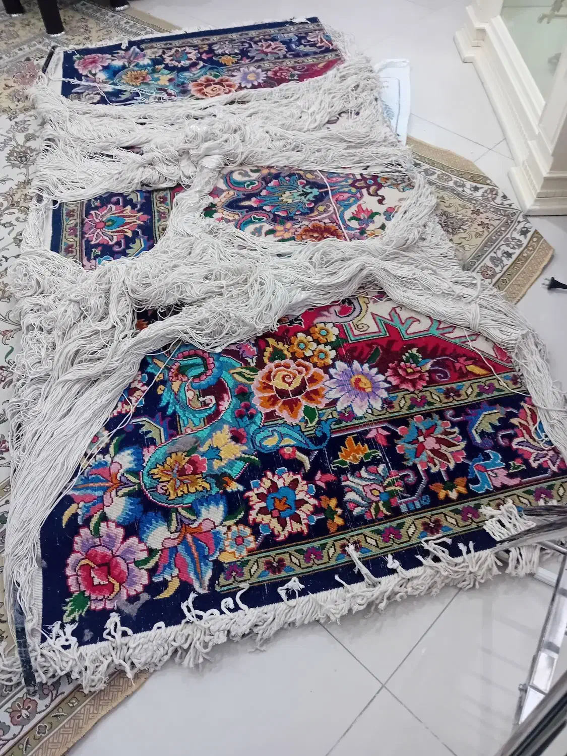 فرش نیمه تمام|فرش|تبریز, |دیوار