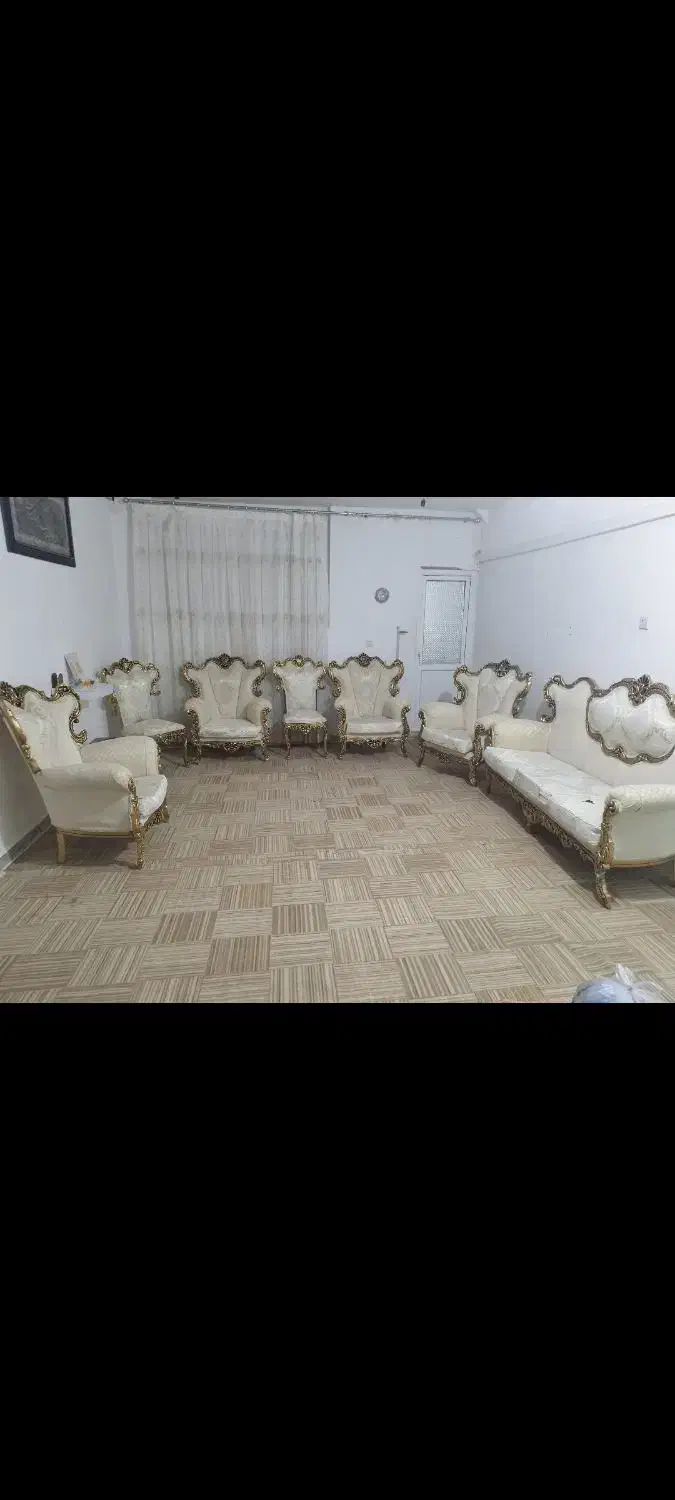 مبل سلطنتی ۷ نفره|مبلمان خانگی و میز عسلی|بندر ماهشهر, |دیوار