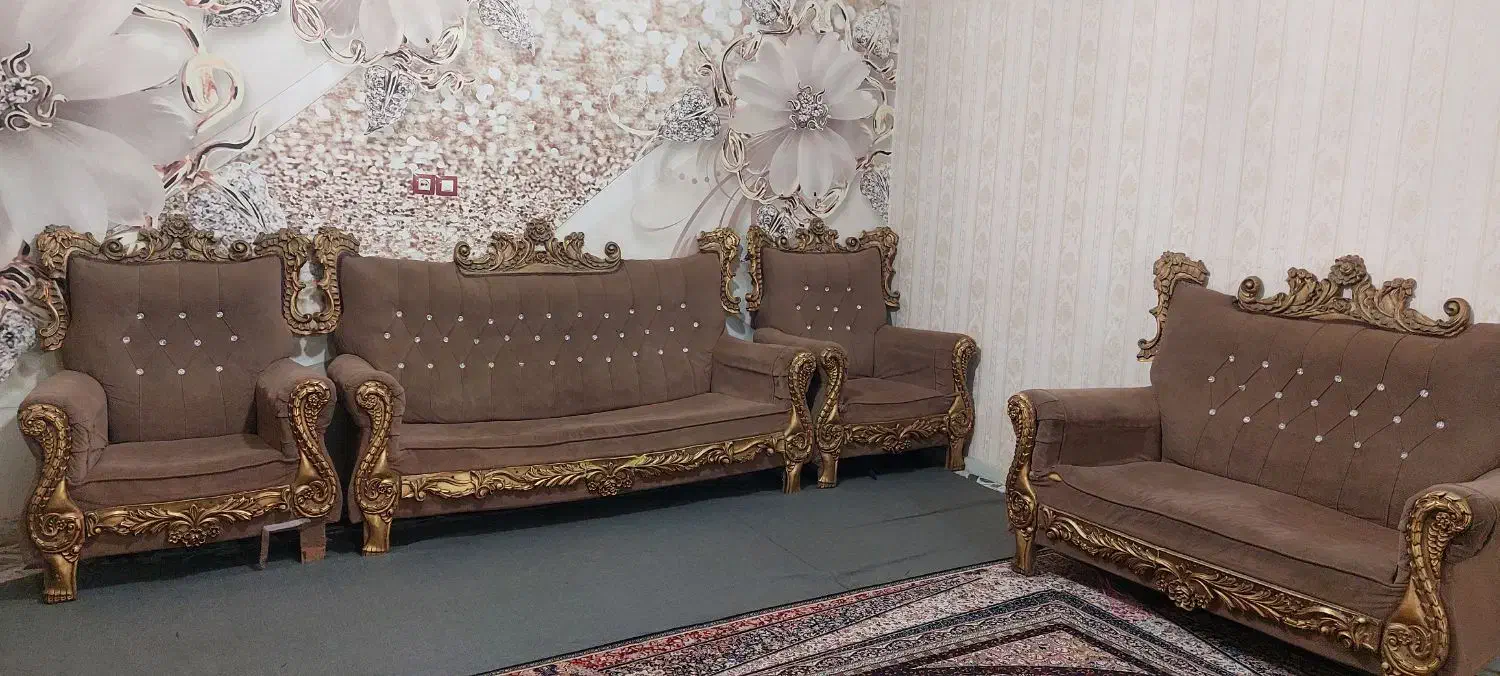 مبل سلطنتی|مبلمان خانگی و میز عسلی|زاهدان, |دیوار
