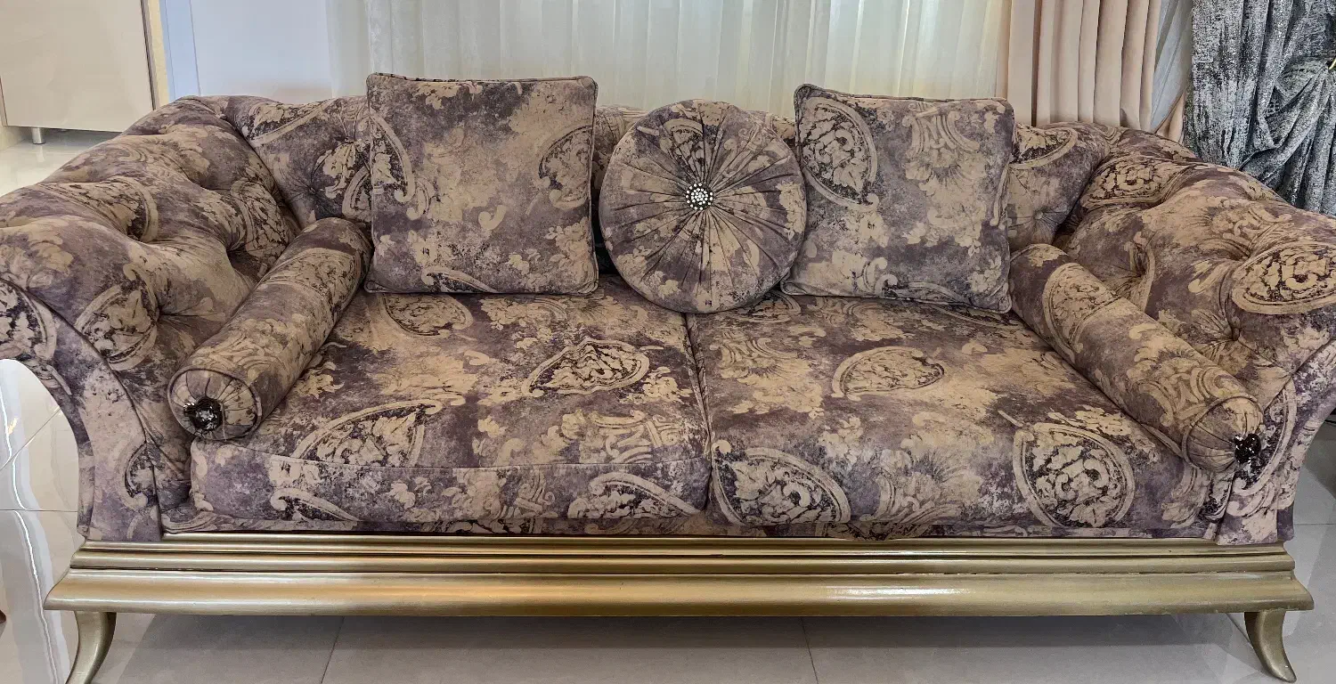 مبل ۸ نفره راحتی خوش رنگ|مبلمان خانگی و میز عسلی|ساری, |دیوار