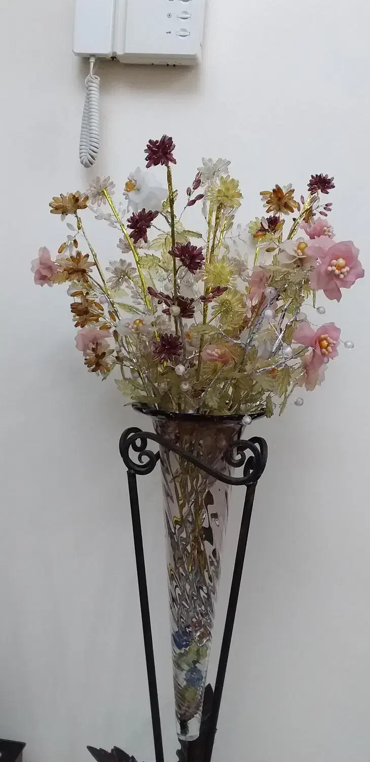 گل مصنوعی وگلدان|گل مصنوعی|قدس, شهر‌قدس|دیوار