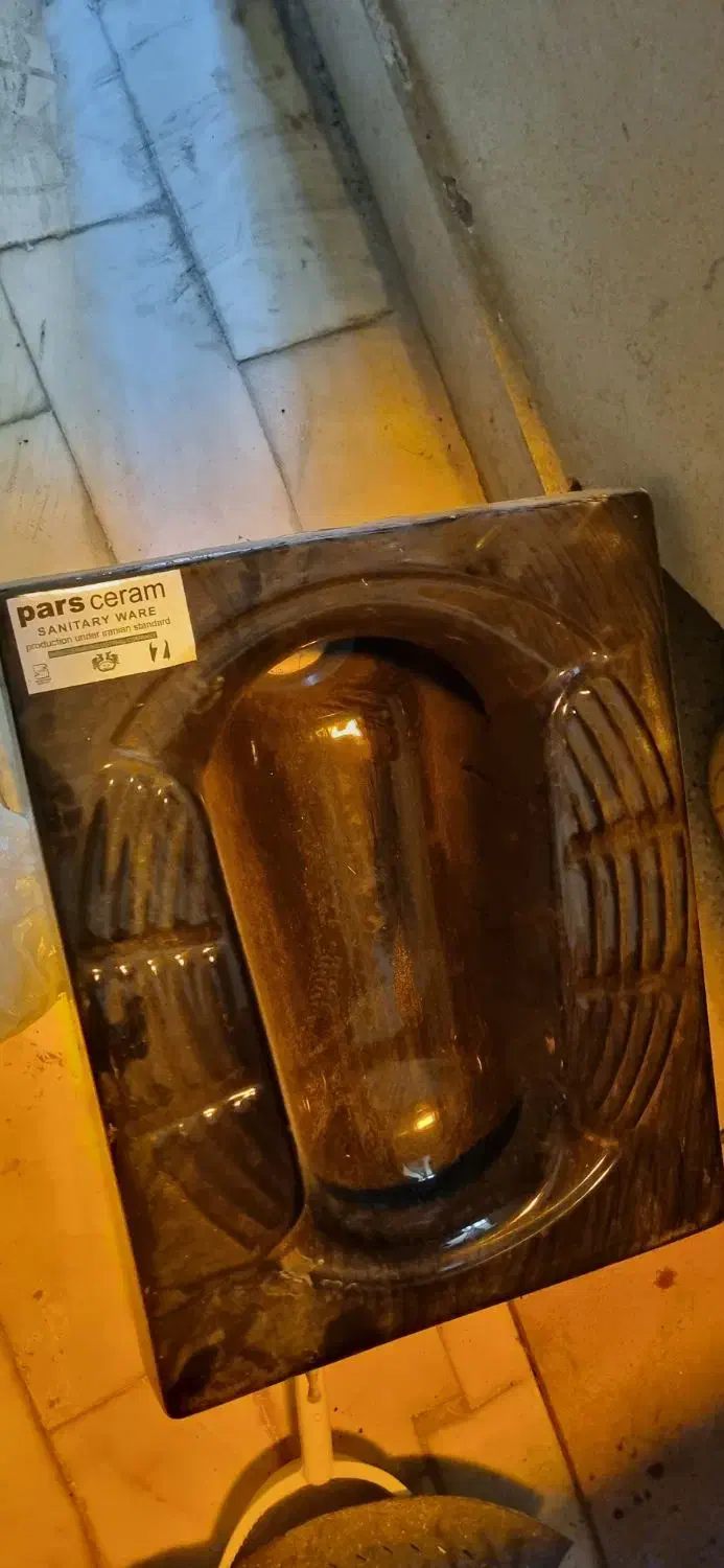 ست توالت فرنگی نو مشگی طلایی|مصالح و تجهیزات ساختمان|همدان, |دیوار