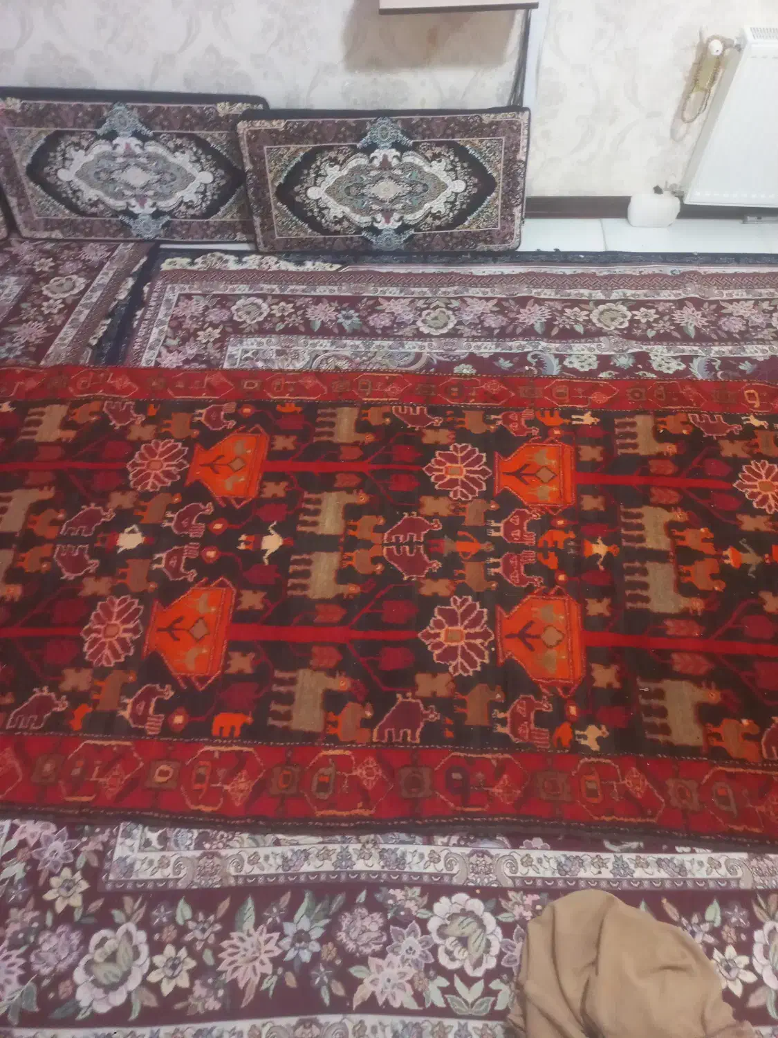 فرش قدیمی دستباف|فرش|قدس, شهر‌قدس|دیوار