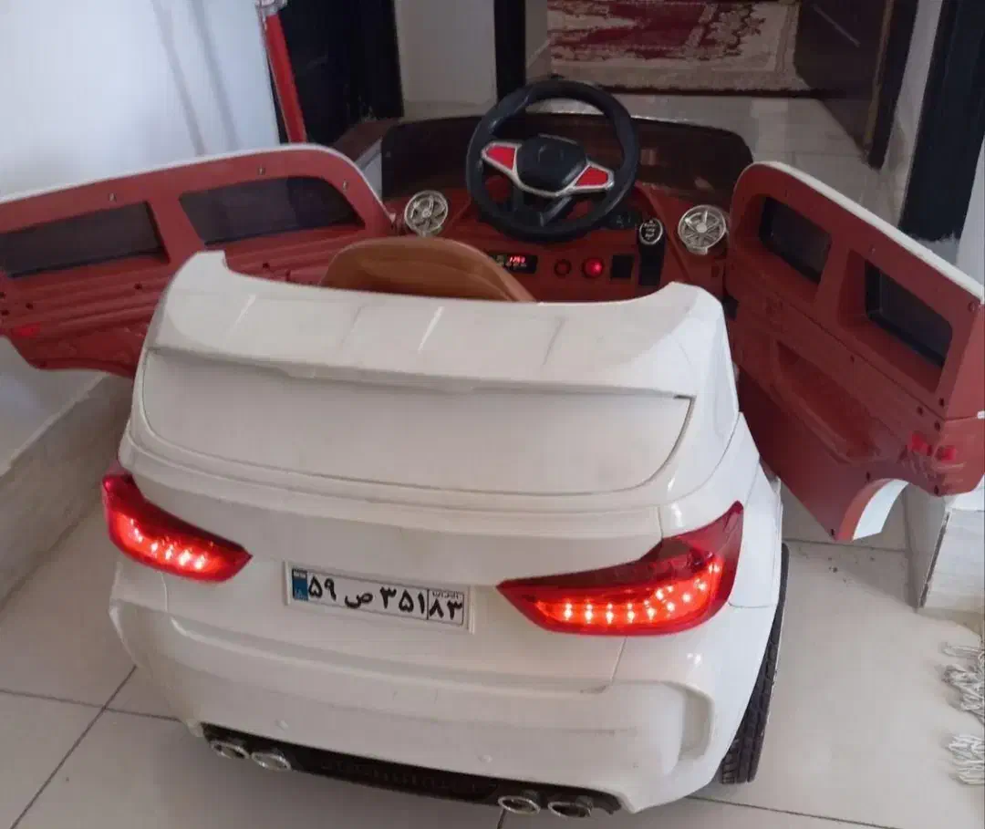 ماشین شارژی سالم|اسباب‌بازی بچه|شیراز, سیلو|دیوار