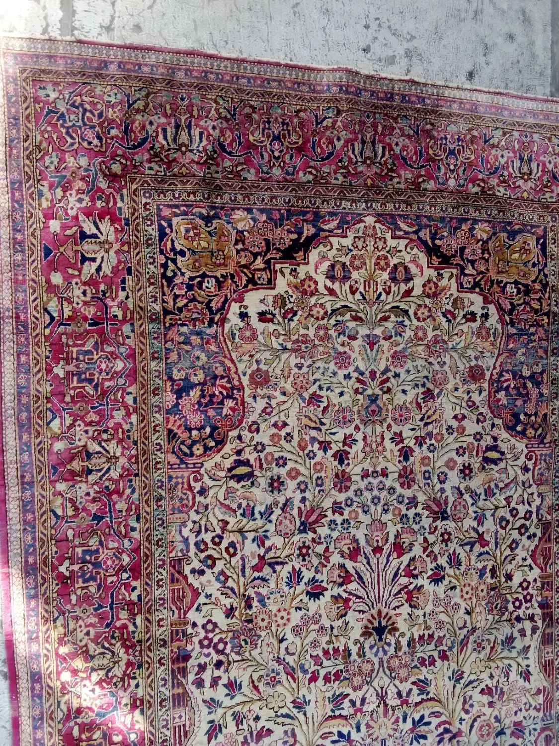 فرش قدیمی دستبافت|فرش|همدان, |دیوار