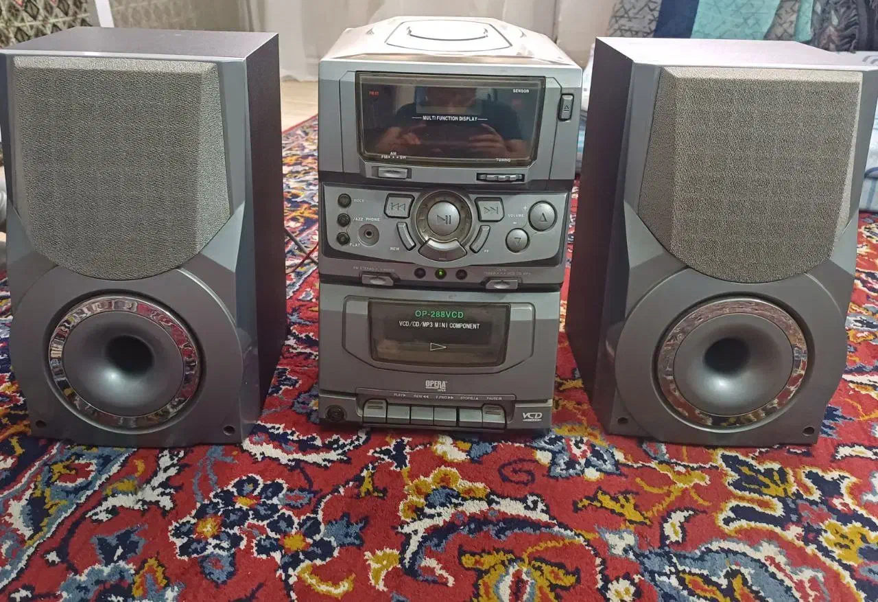 یک دستگاه استریو اپرا ژاپن با دو عدد باند سالم|سیستم صوتی خانگی|رشت, ترمینال|دیوار