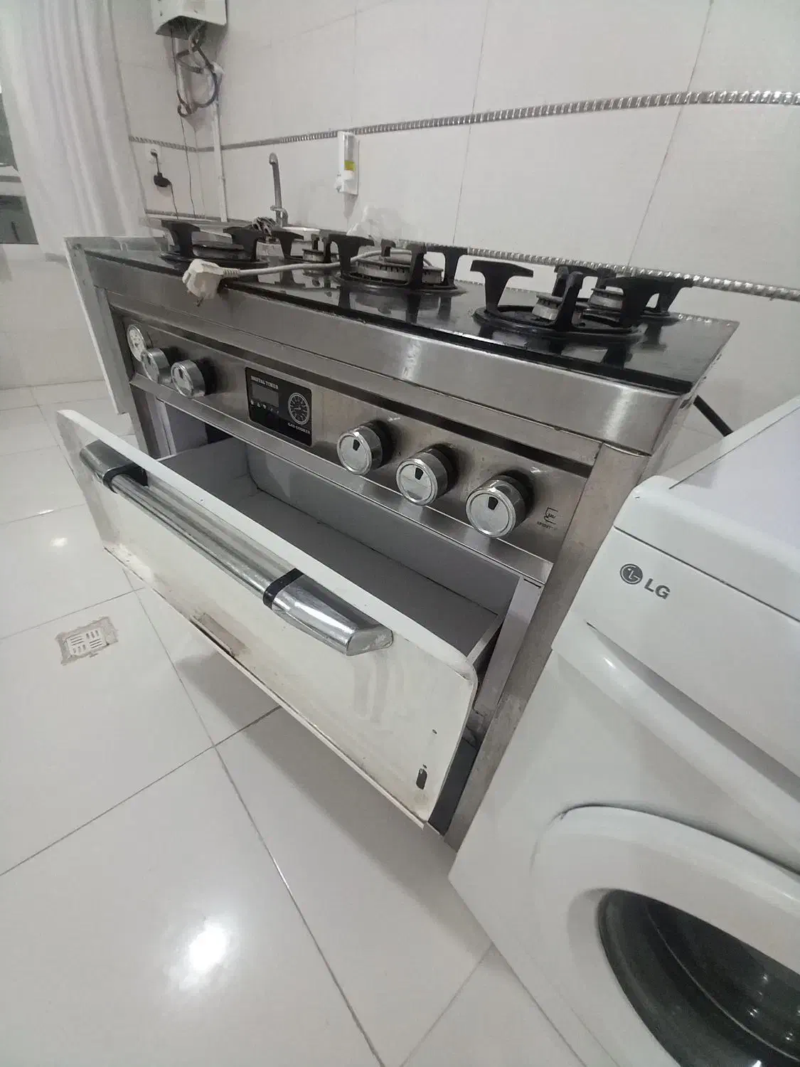 گاز پنج شعله.. آماده به کار|اجاق گاز و لوازم برقی پختوپز|سرپل ذهاب, |دیوار