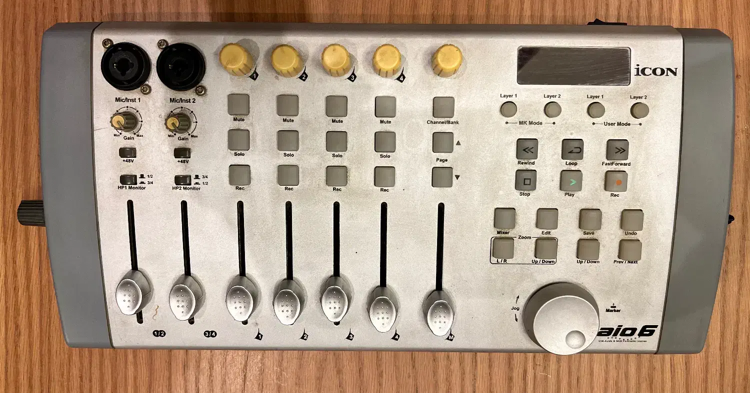 کارت صدا برند icon مدل aio 6|آلات موسیقی|رشت, گلسار|دیوار