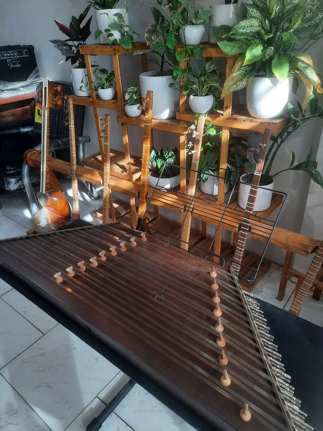 سنتور سه تار تنبور تار|سازهای سنتی|مینودشت, |دیوار