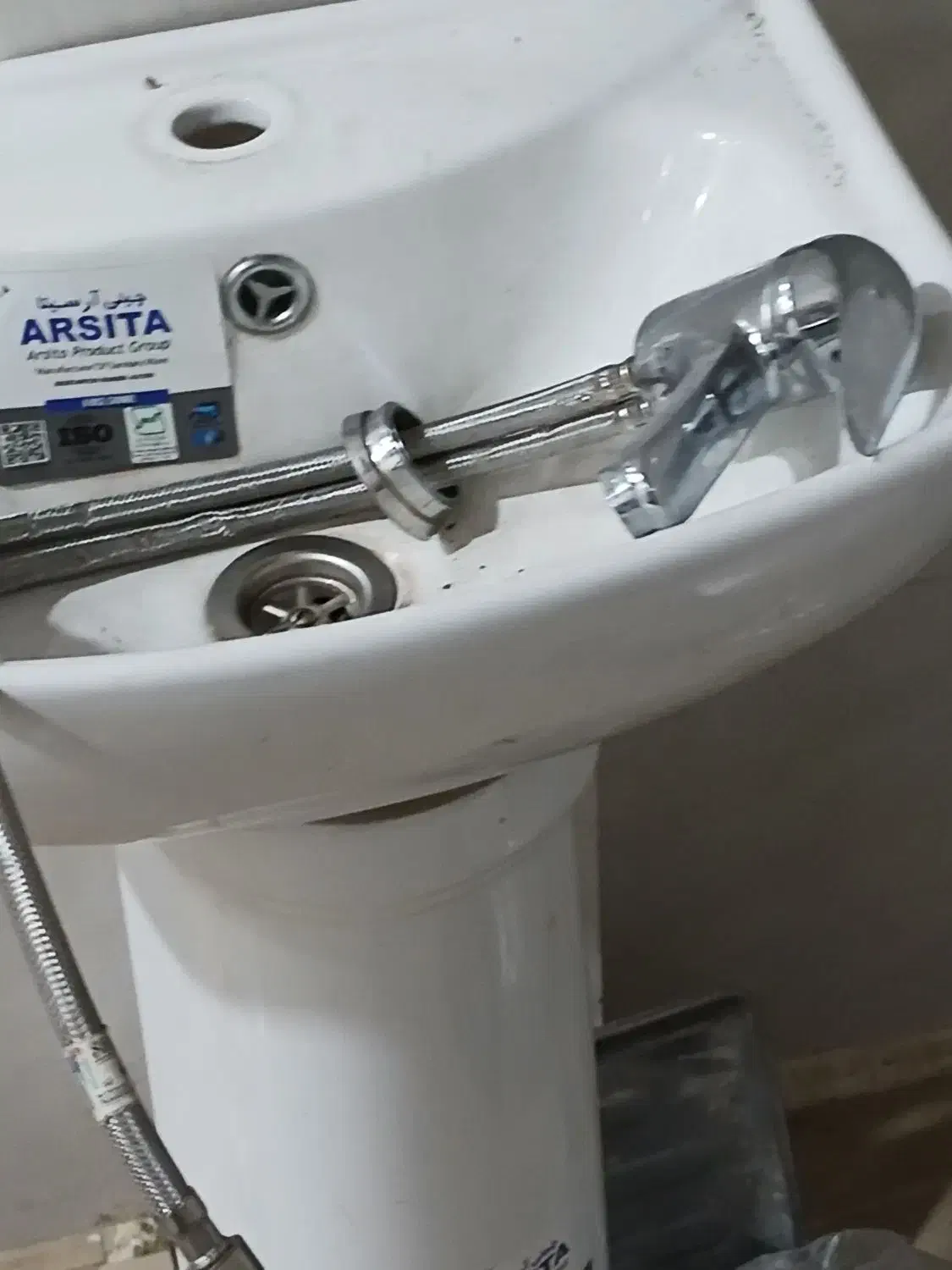 روشویی همراه شیراب|لوازم سرویس بهداشتی|گنبد کاووس, |دیوار