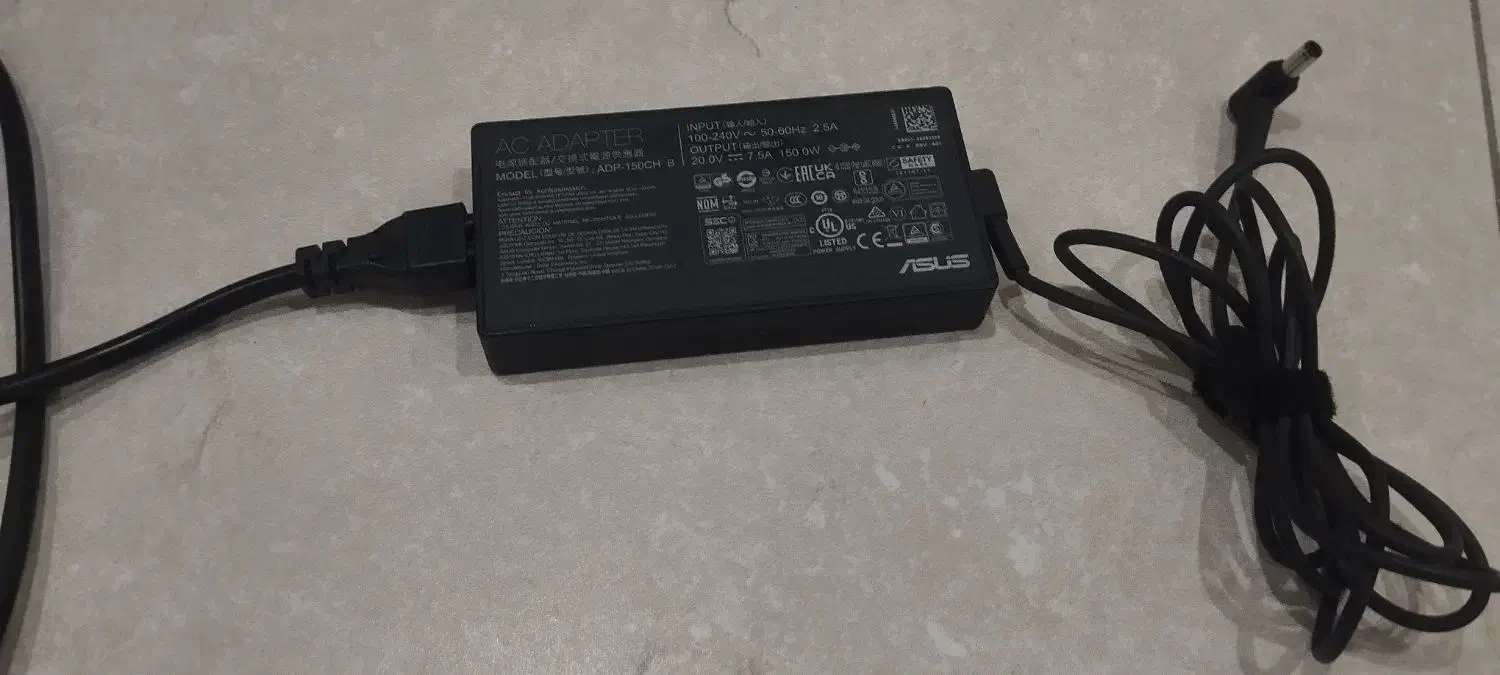شارژر لپ تاپ اصلی Asus F15 Tuf Gaming 20v 150w|قطعات و لوازم جانبی رایانه|اندیشه, اندیشه فاز ۲|دیوار