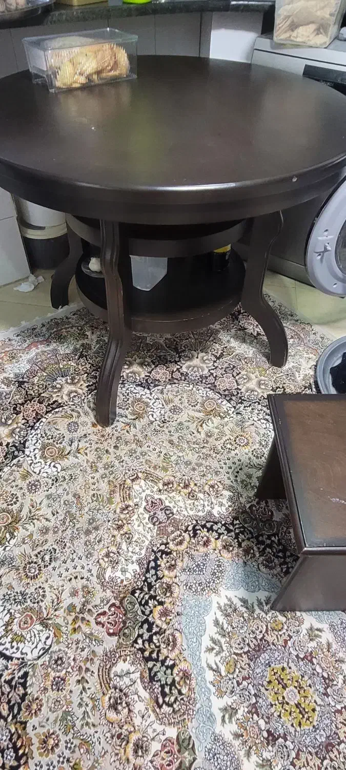 میز ناهار خوری تمیز وسالم در حد نو|میز و صندلی غذاخوری|آبیک, |دیوار