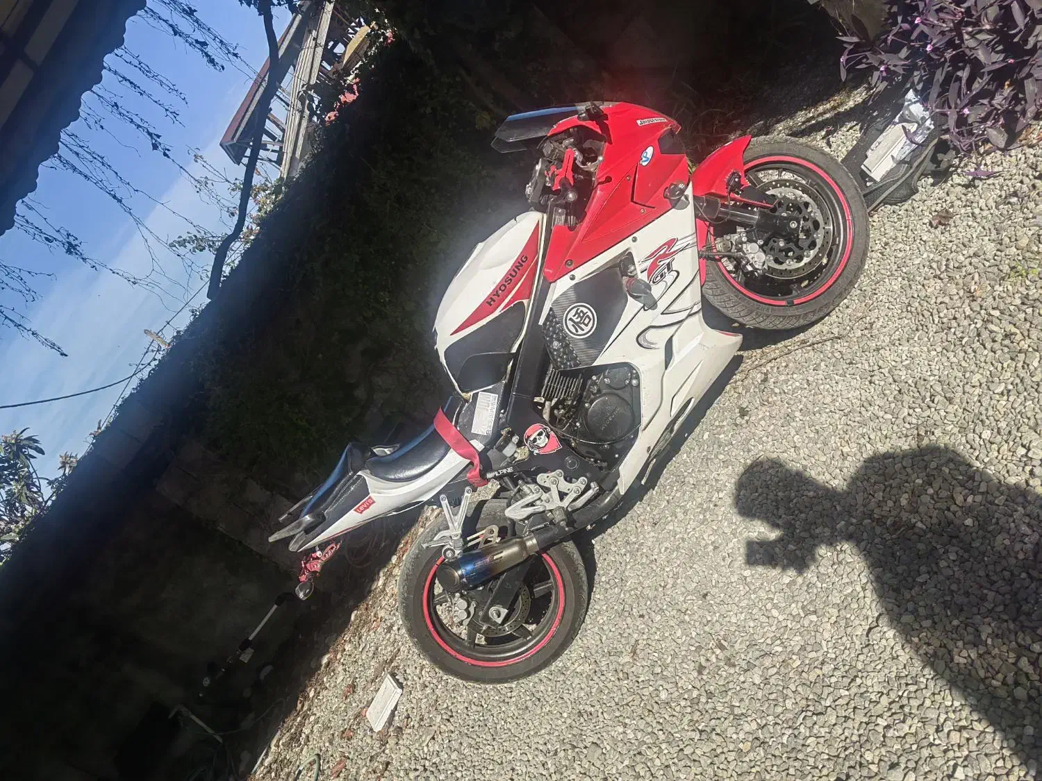 هیوسانگ ۲۵۰ مدل۹۱|موتورسیکلت|لنگرود, |دیوار