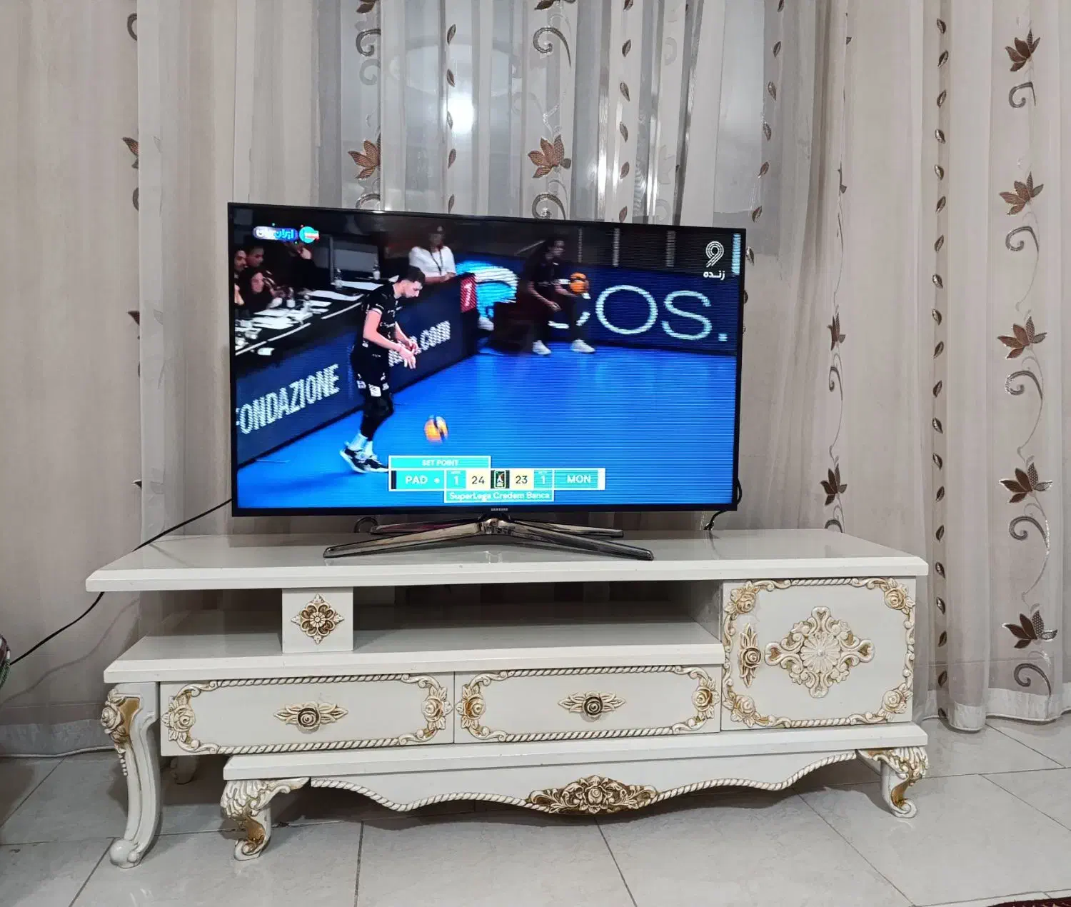 تلویزیون ال ای دی ۴۰ اینچ سامسونگ اسمارت|تلویزیون و پروژکتور|قرچک, پارس سرام|دیوار