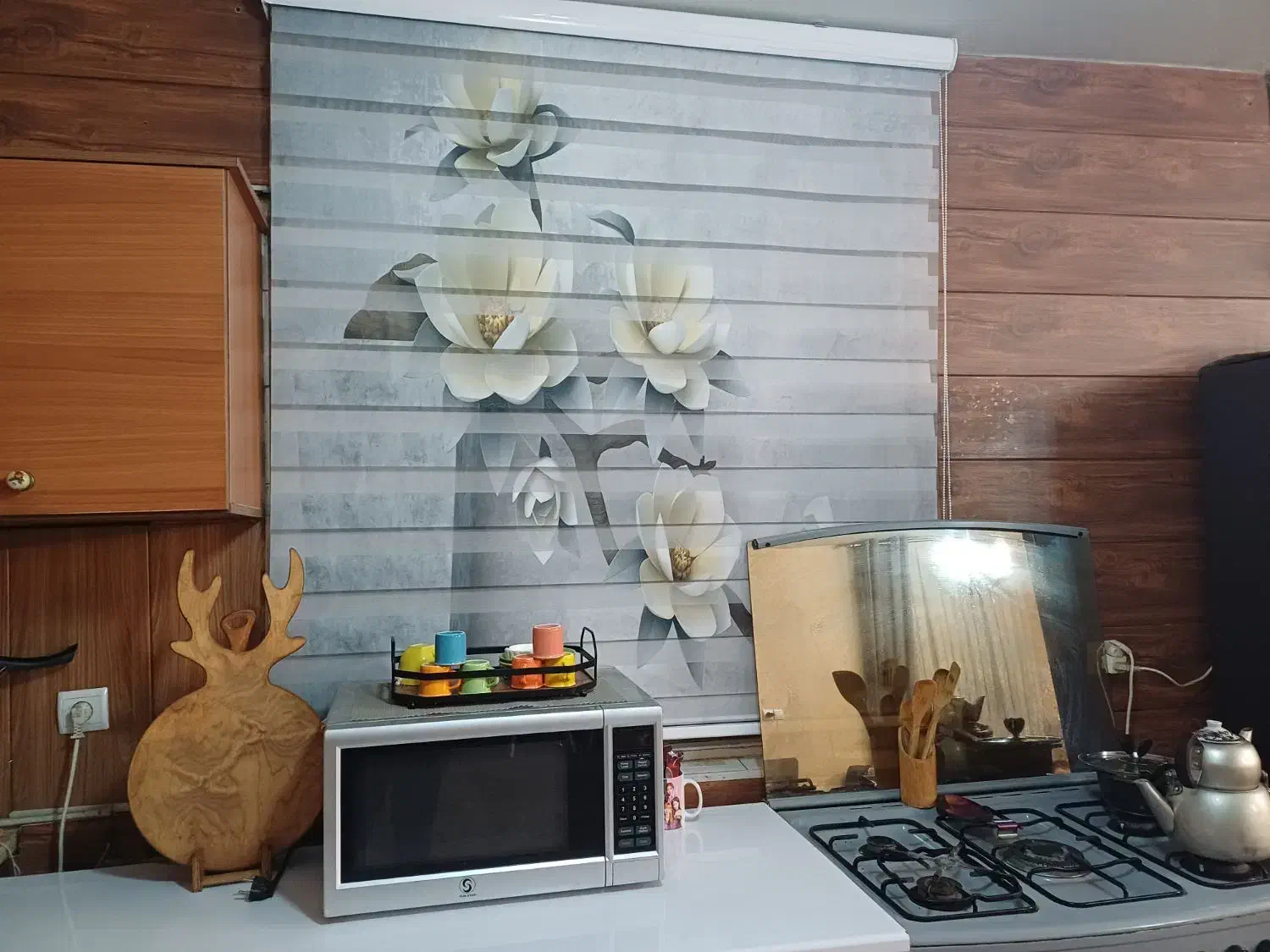 پرده زبرا بازرگان جنس عالی|پرده، رانر، رومیزی|کرج, باغستان|دیوار