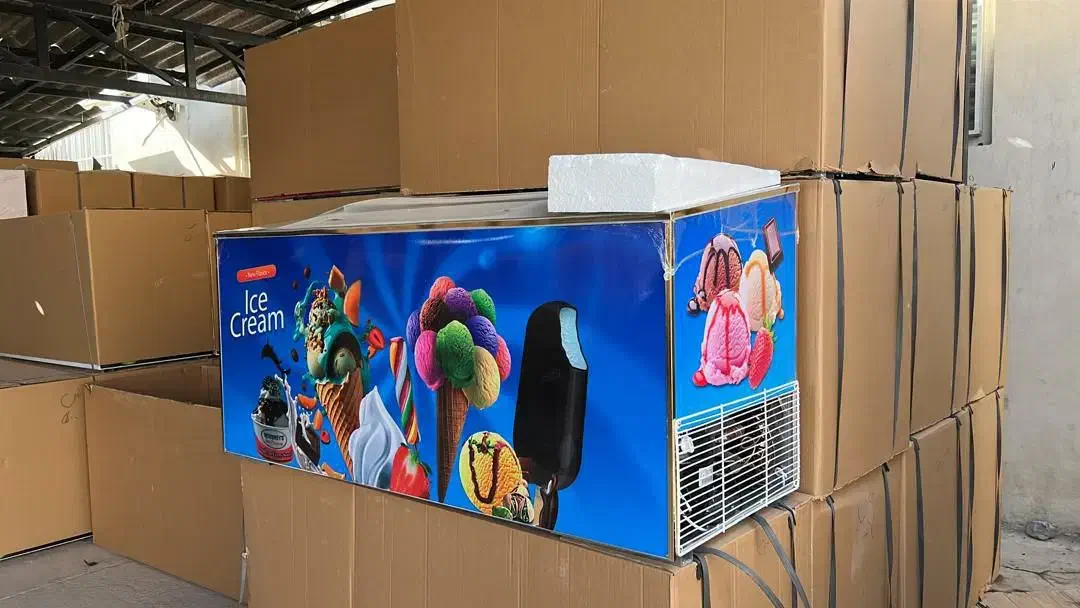 تاپینگ بستنی فریزر صندوقی مدل هایسنس کد۶۶۶|فروشگاه و مغازه|امامزاده عبدالله, |دیوار