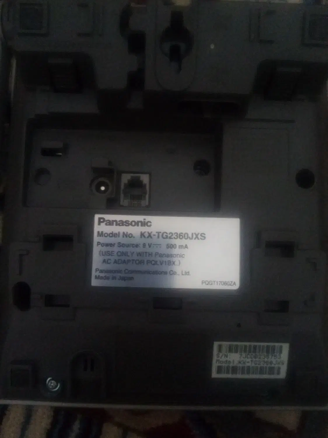 تلفن بیسیم پانوسنیک در حد نو|تلفن رومیزی|شاهینشهر, خانه کارگر|دیوار