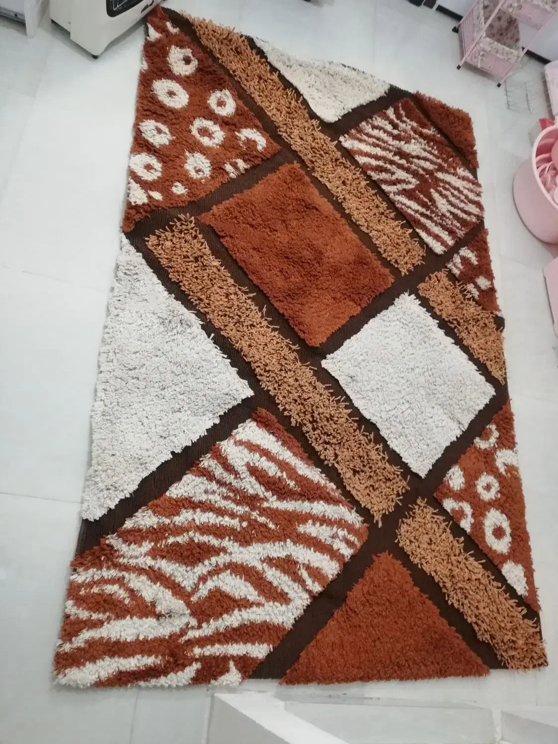 تعدادی گلیم وفرشینه|گلیم، جاجیم، گبه|مشهد, طبرسی شمالی|دیوار