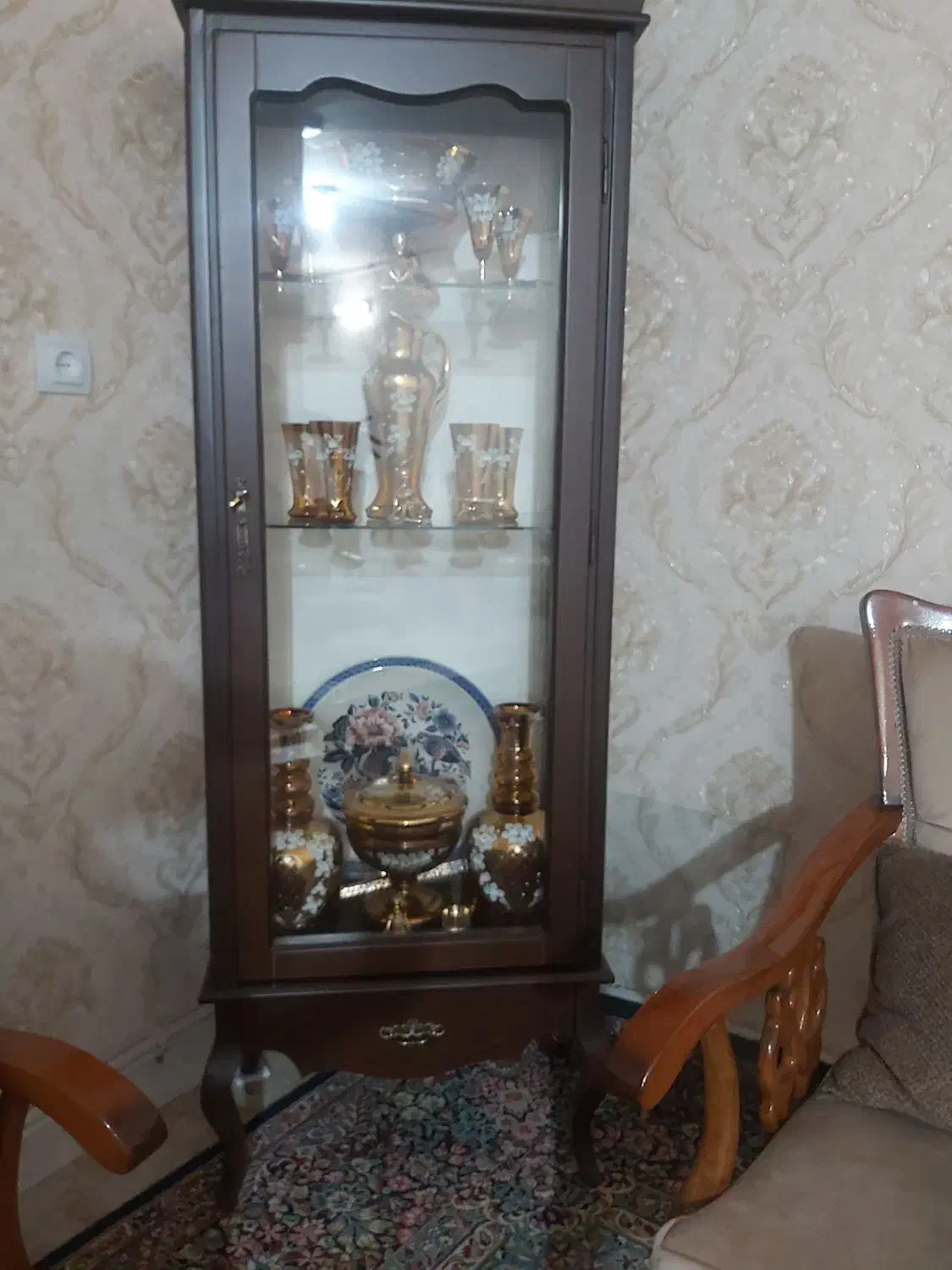 بوفه چوبی|بوفه، ویترین، کنسول|خرم‌آباد, |دیوار