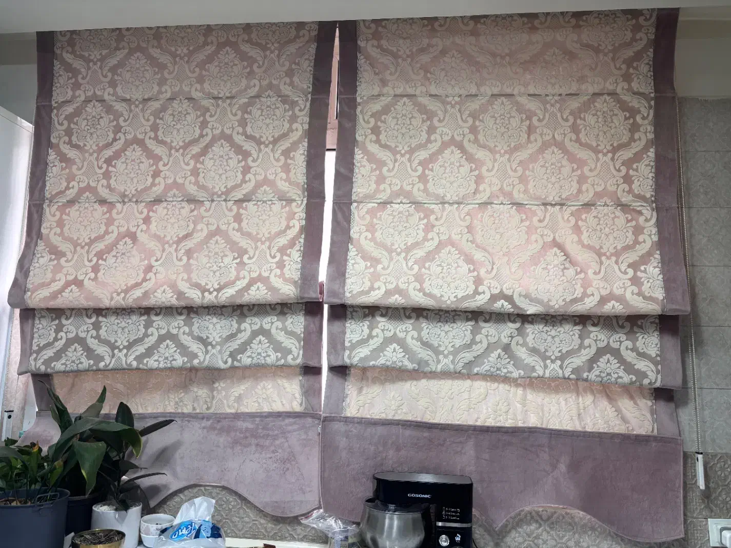 پرده رومن|پرده، رانر، رومیزی|تهران, نیروی هوایی (پیروزی)|دیوار