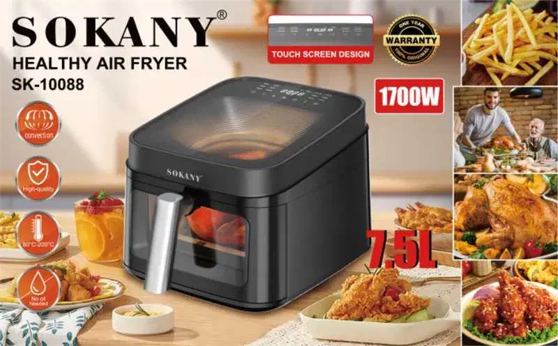 جدیدترین  هواپز و سرخکن بدون روغن SOKANY ژاپن|اجاق گاز و لوازم برقی پخت‌وپز|شیراز, خلیلی|دیوار