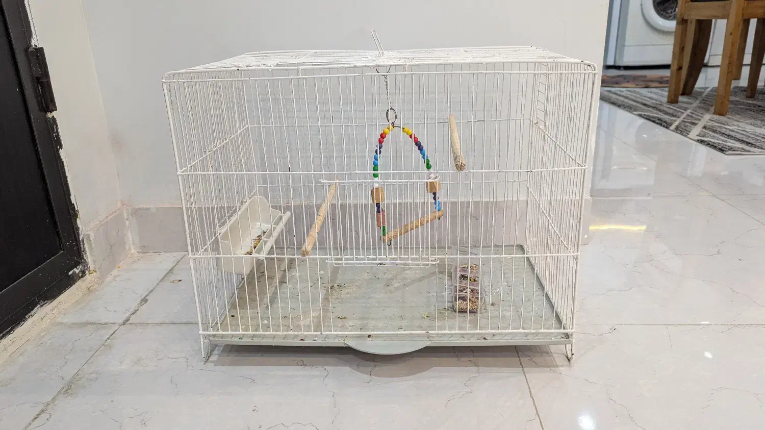 قفس پرنده با وسایل|لوازم جانبی حیوانات|بوشهر, |دیوار