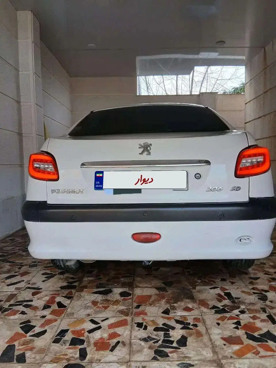 پژو 206 v8 sd|خودرو سواری و وانت|ساری, |دیوار