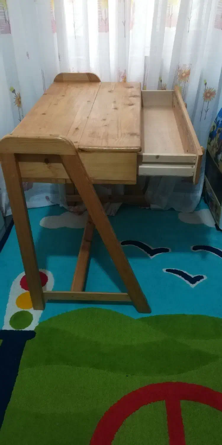 میز تحریر چوبی|میز تحریر و کامپیوتر|لاهیجان, کوی زمانی|دیوار