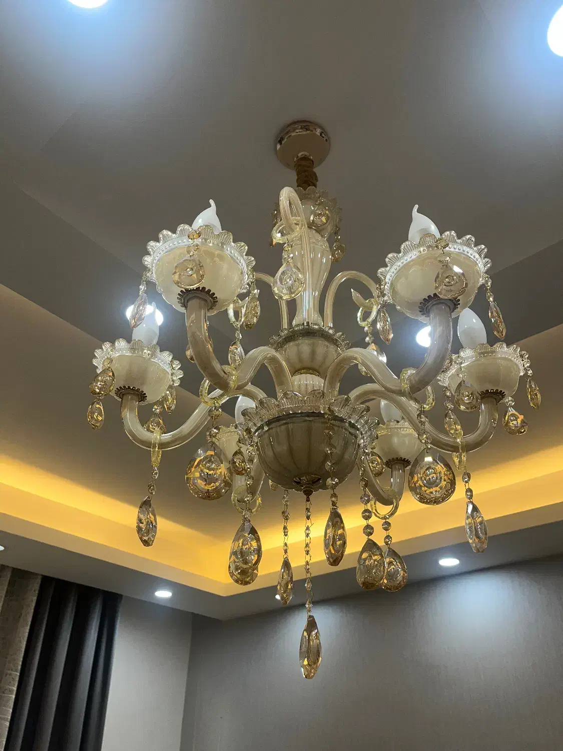 لوستر|لوستر و چراغ آویز|محمدیه-قزوین, |دیوار