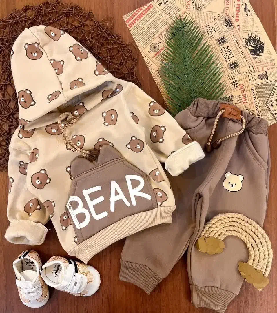 پوشاک ونوس ترکونده ، هودی شلوار توکرکی دو رو چاپ|کفش و لباس بچه|قم, حنیف نژاد|دیوار