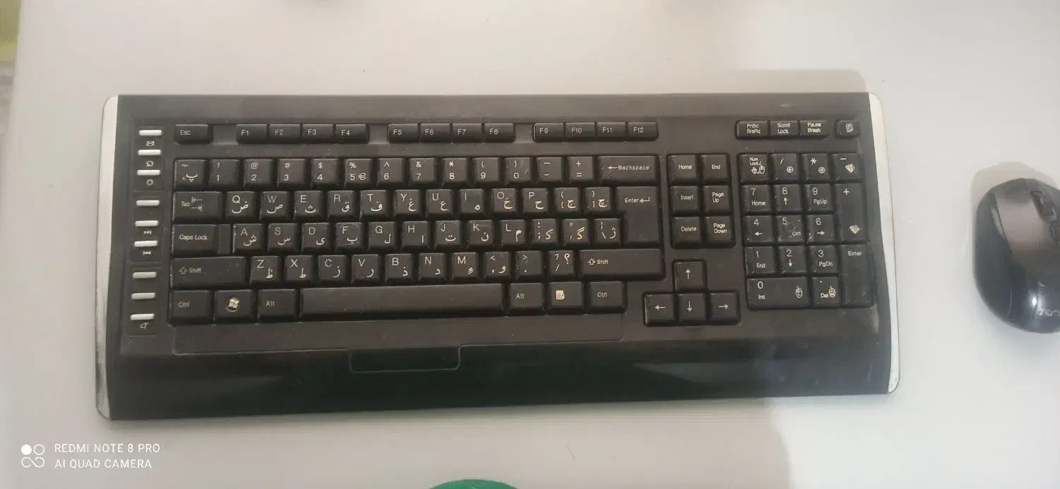 کیبورد و موس بی سیم tesco|قطعات و لوازم جانبی رایانه|پرند, فاز ۵|دیوار