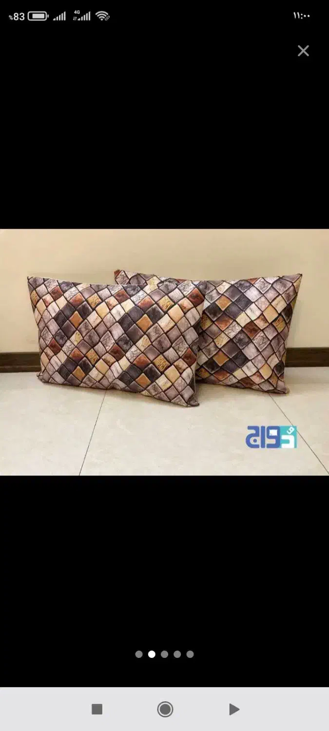 متکا و رو مکتا وپردهای مختلف زیری پرده طوری|رختخواب، بالش، پتو|قرچک, زیبا شهر|دیوار