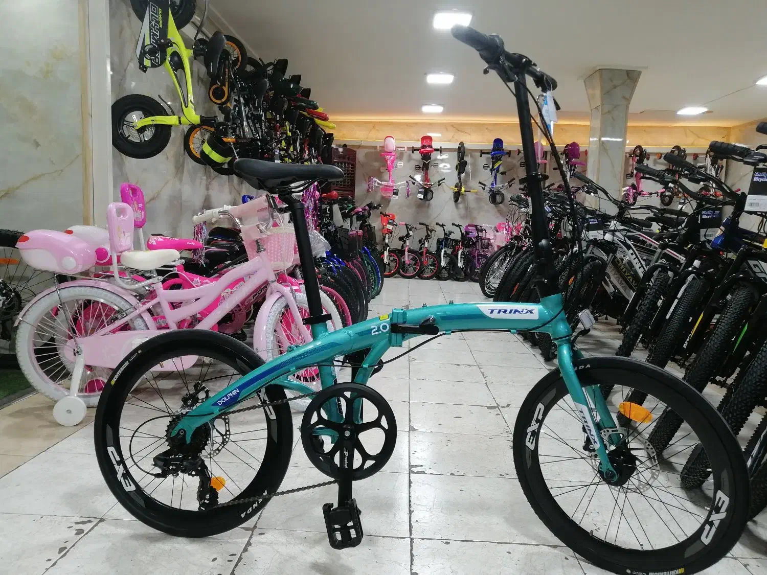 دوچرخه ترینکس تاشو|دوچرخه، اسکیت، اسکوتر|قزوین, |دیوار