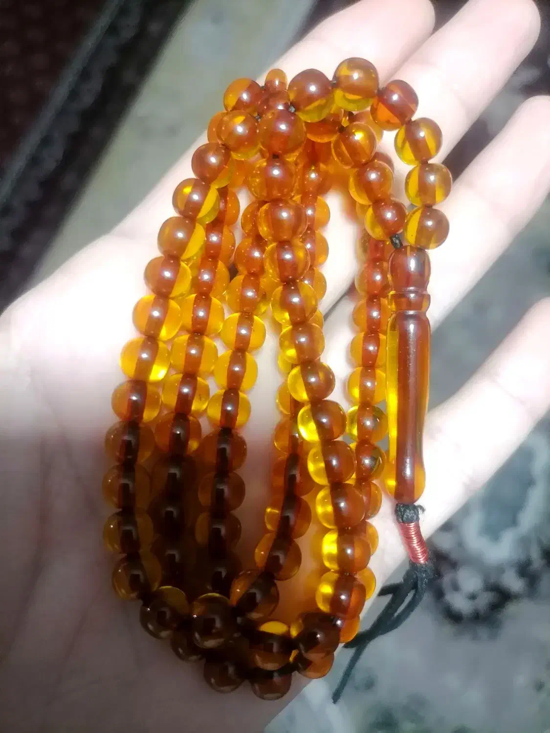 تسبیح سندلوس معاوضه|کلکسیون اشیاء عتیقه|سنندج, |دیوار