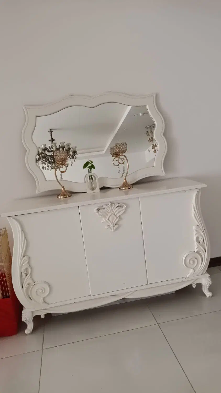 کنسول چوب راش|بوفه، ویترین، کنسول|کرج, باغستان|دیوار