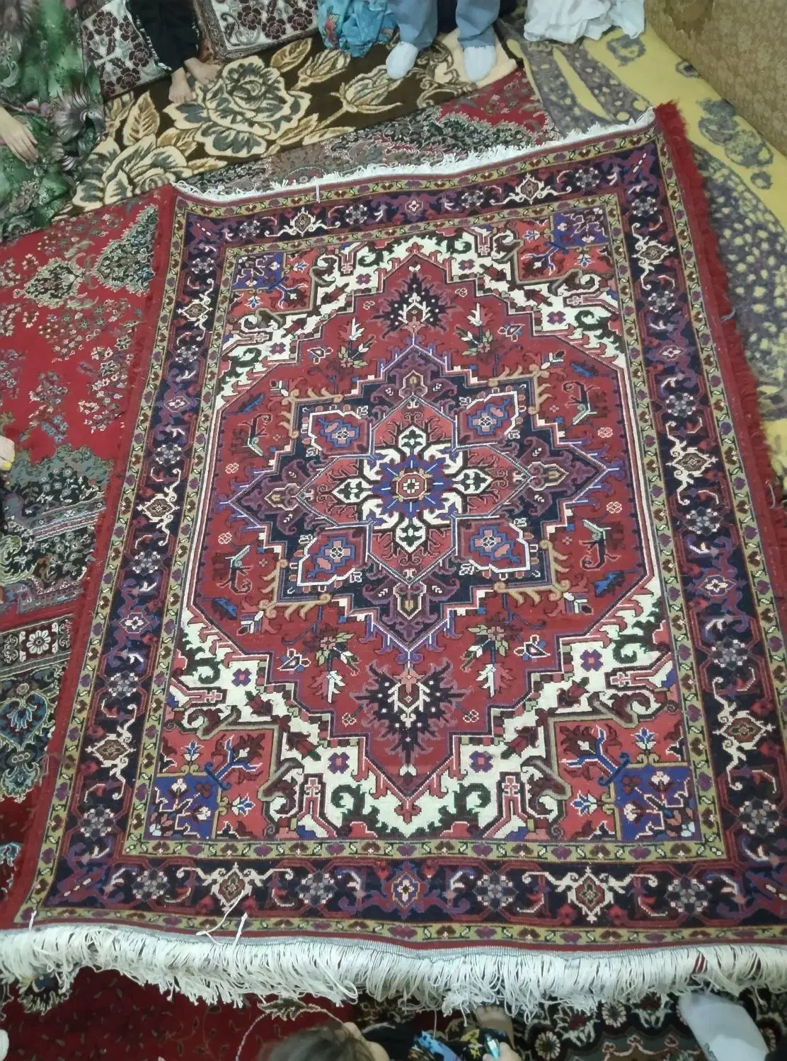 فرش هریس یک جفت|فرش|تبریز, |دیوار