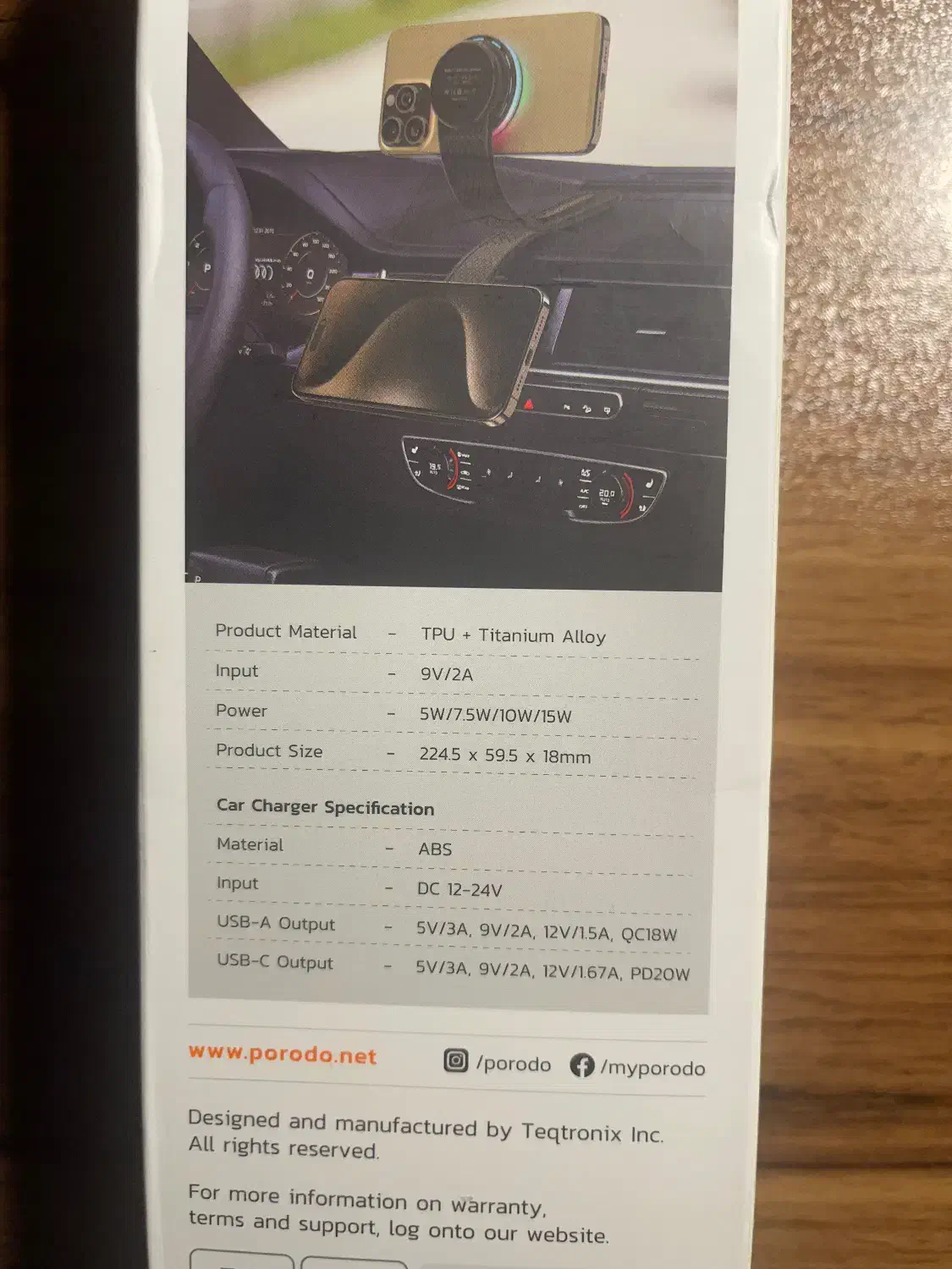 هولدر موبایل خودرو مدل PORODO|لوازم جانبی موبایل و تبلت|ساری, |دیوار