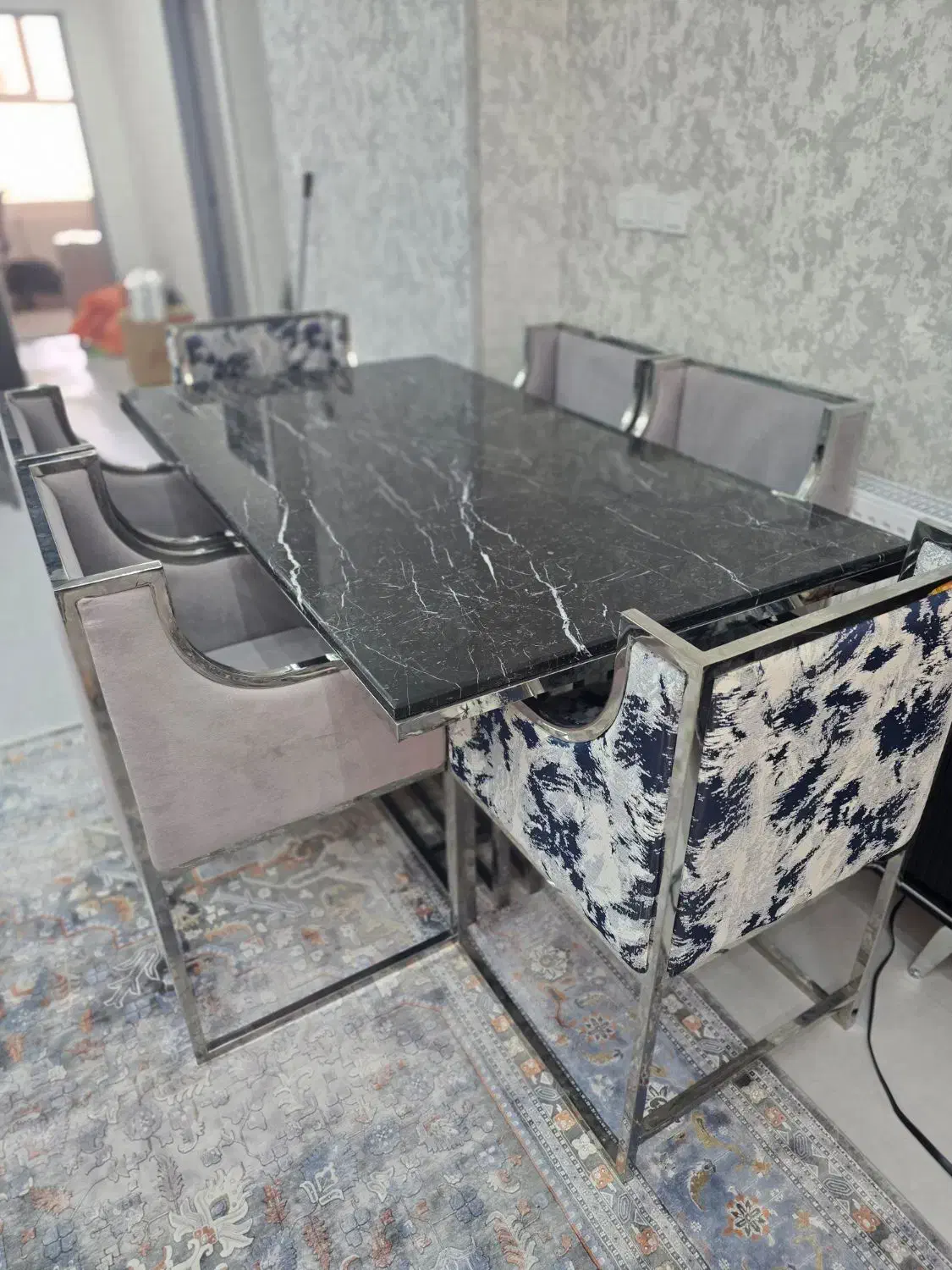 میز ناهار خوری ۶ نفره|میز و صندلی غذاخوری|شیراز, ریشمک|دیوار