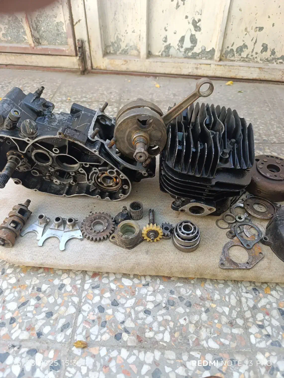 لوازم استوک 250سوزوکی تریل|قطعات یدکی و لوازم جانبی|یزد, |دیوار