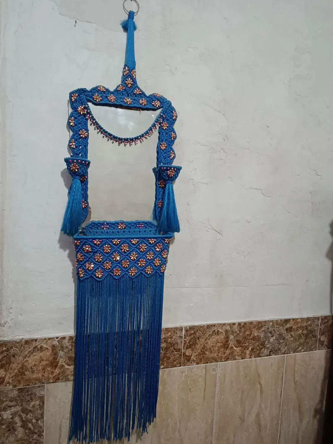 آینه دست دوز|آینه|دلند, |دیوار