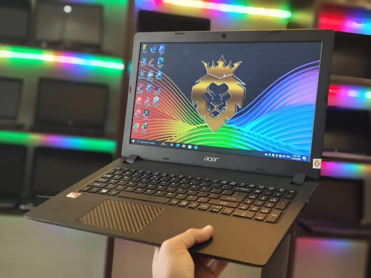 ایسر 15 اینچ فول آپشن ویندوز 10 فیلم آفیس هلو وب|رایانه همراه|تهران, بلوار کشاورز|دیوار